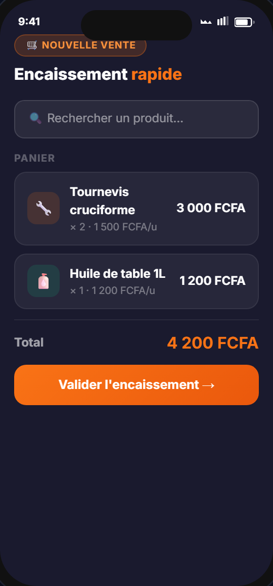 Nouvelle vente